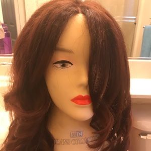 14 inch lace front human hair wig